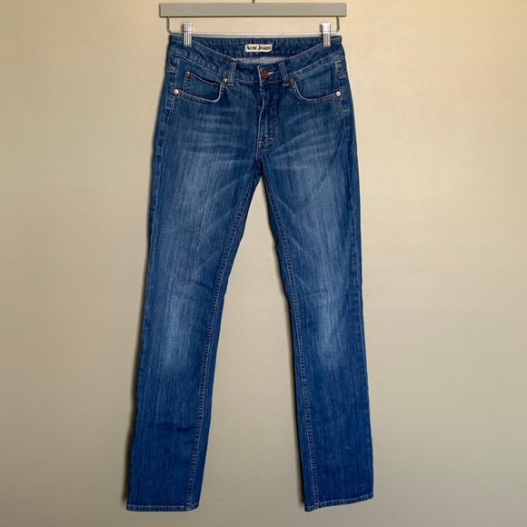 Acne Studios Denim - Acne Jeans Hex Lena straight leg jeans size 28